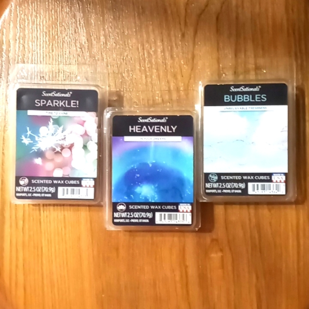 Wax Cube Melts - 3 package bundle